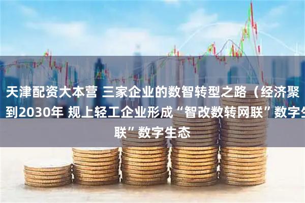 天津配资大本营 三家企业的数智转型之路(经济聚焦)到2030年 规上轻工企业形成“智改数转网联”数字生态