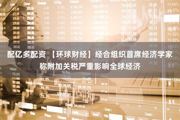 配亿多配资 【环球财经】经合组织首席经济学家称附加关税严重影响全球经济