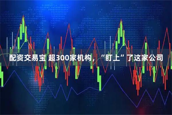 配资交易宝 超300家机构，“盯上”了这家公司